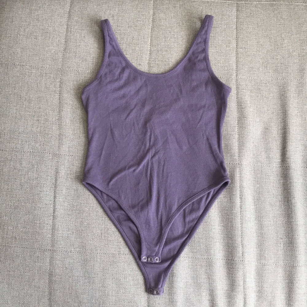 Free People purple bodysuit